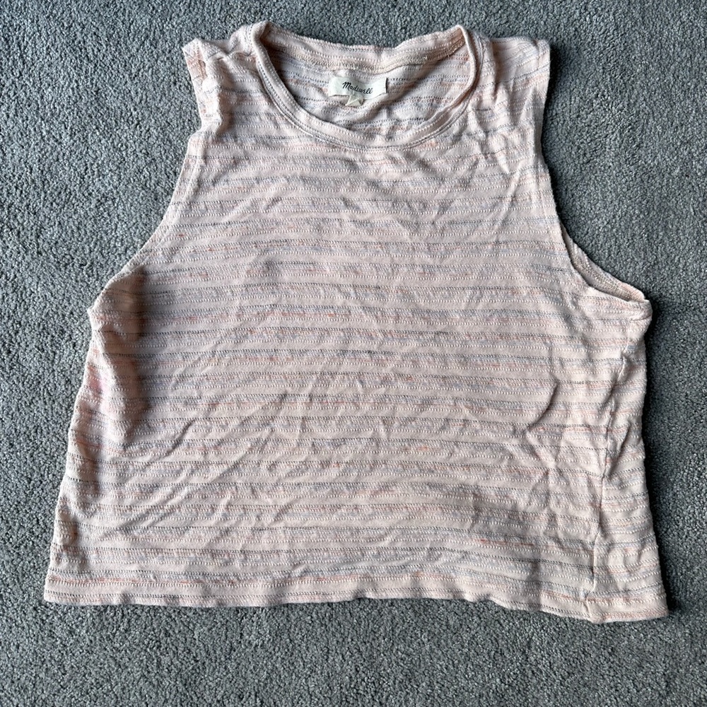 Madewell cropped beach tank